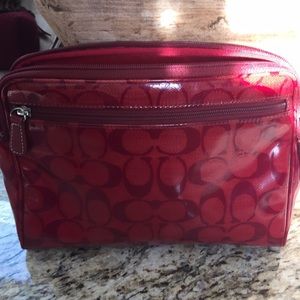 Coach makeup bag
